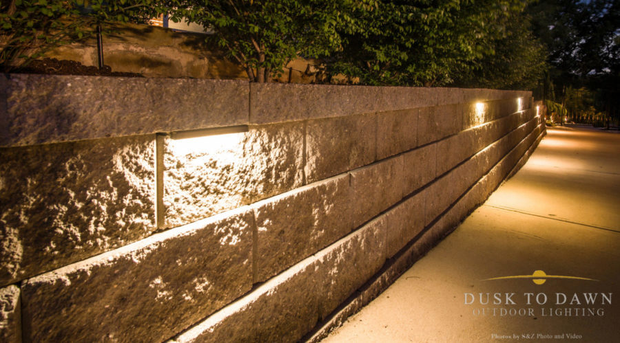 Underlighting Hardscapes for Function & Splendor